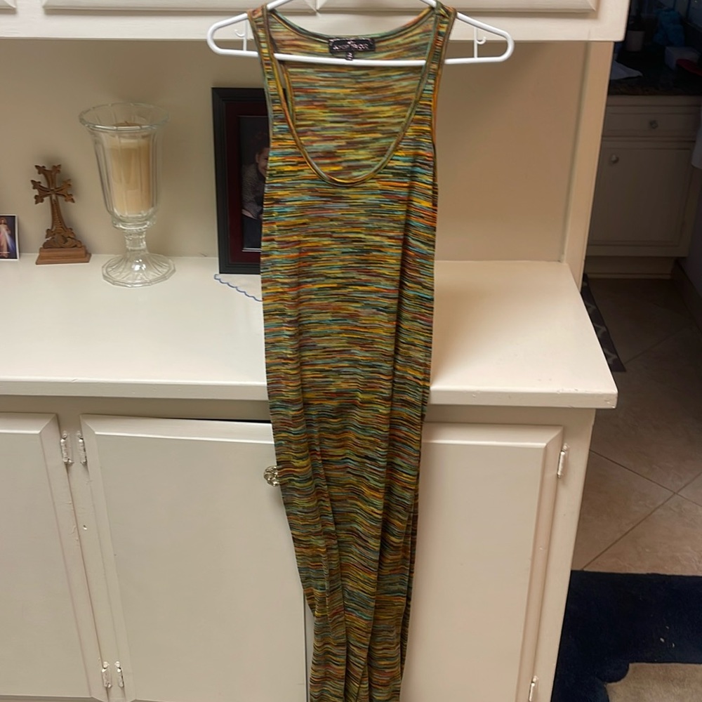 Multi colored maxi dress